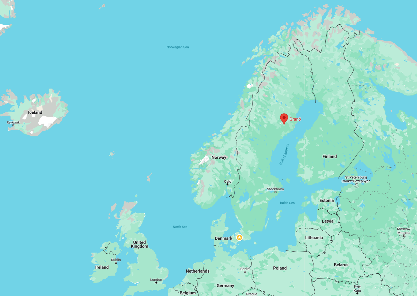 Our destination: Granö.