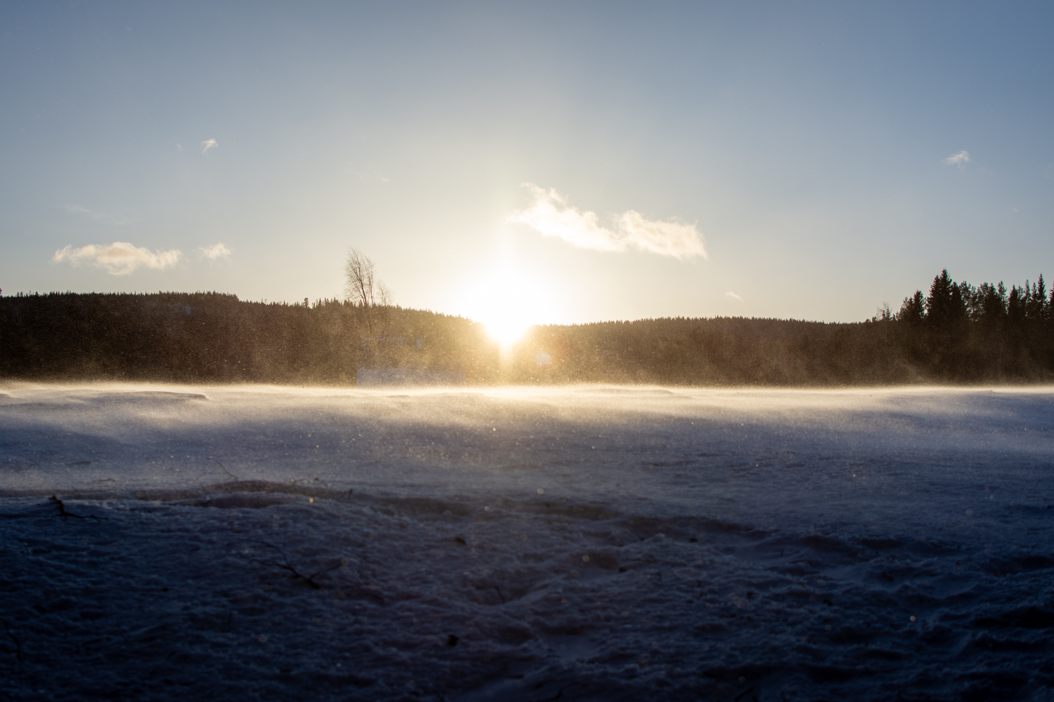 Sunset in Granö. © 2024. This work is openly licensed via CC BY-NC 4.0