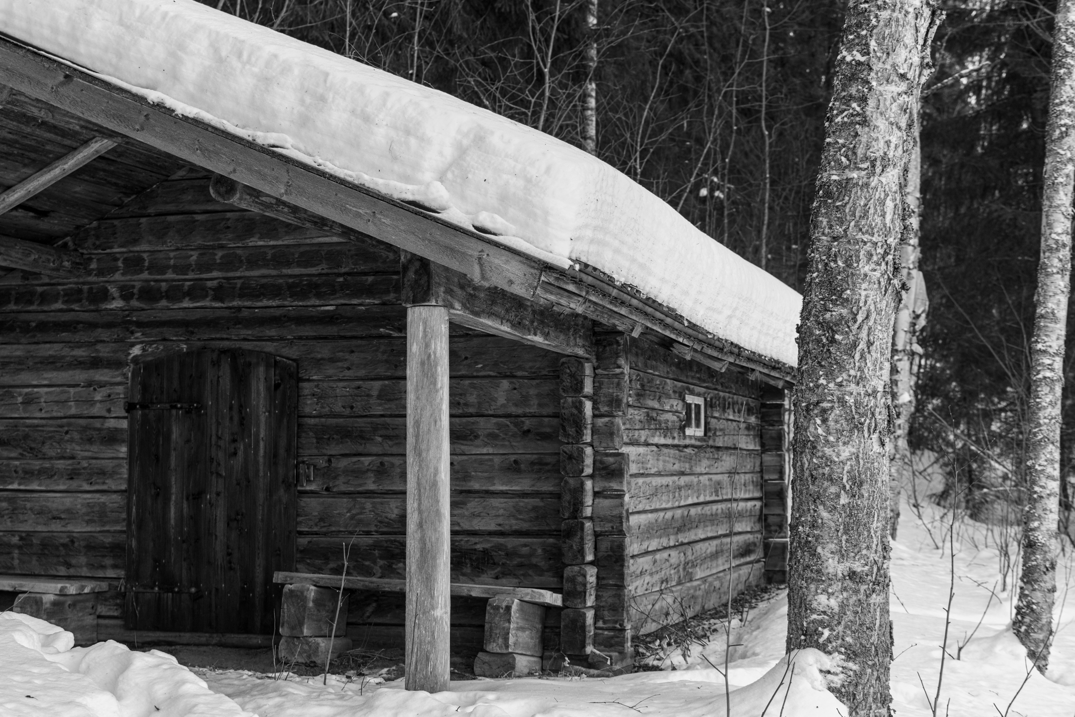 Said cabin up close. © 2024. This work is openly licensed via CC BY-NC 4.0