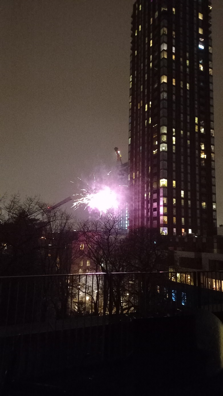 Fireworks from our apartment’s roof. Note: you can click images to enlarge them!