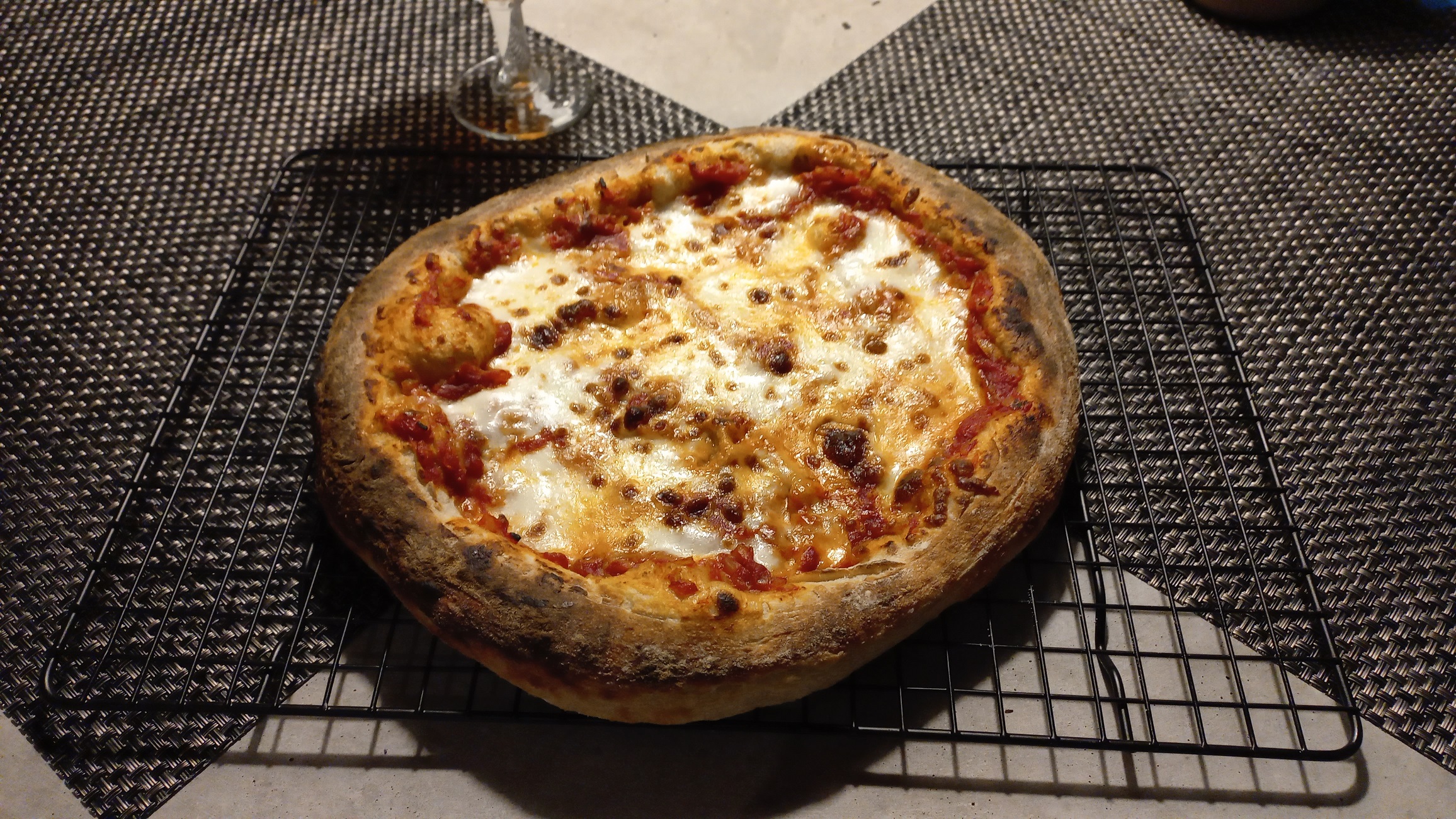 The prodigal pie – first bake with new setup