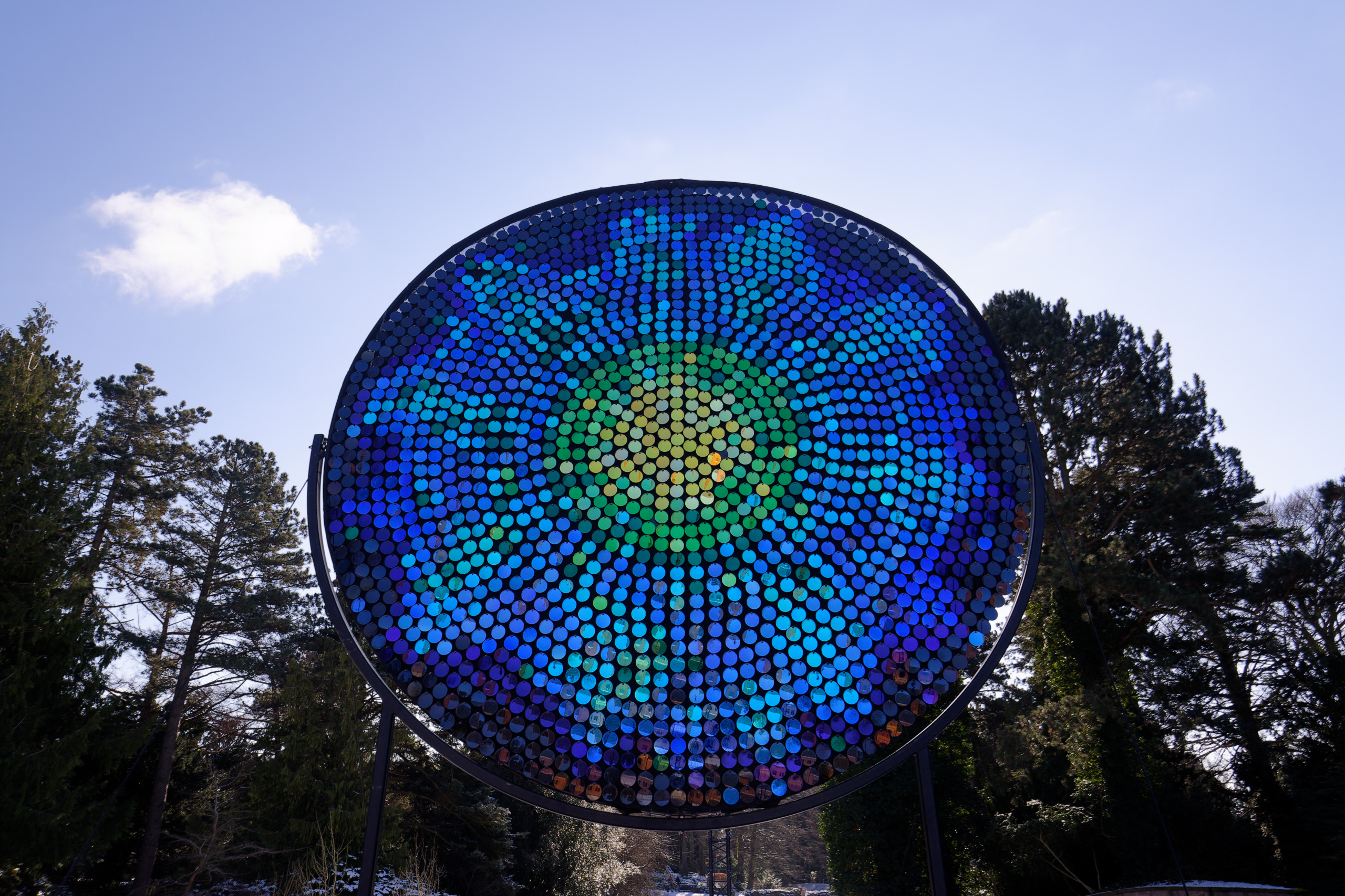 Light installation in a nearby park for the Copenhagen light festival. © 2025. This work is openly licensed via CC BY-NC 4.0