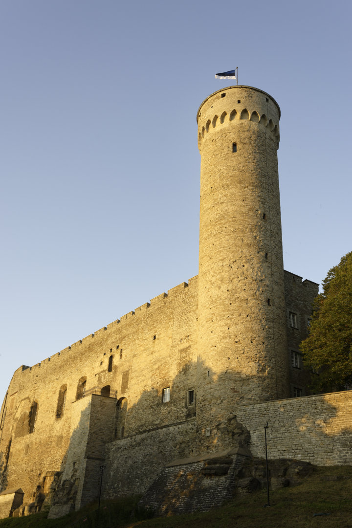 Toompea Castle with the national flag. © 2025. This work is openly licensed via CC BY-NC 4.0